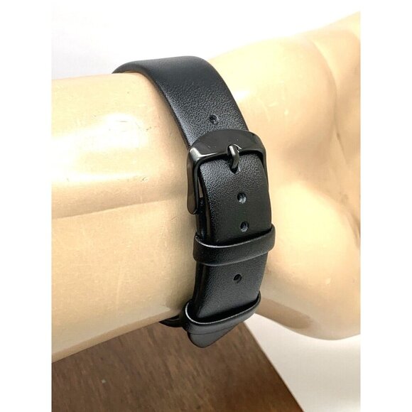 Timex Men's Watch TW2P75600 Quartz Indiglo White Dial Black Leather Band 38mm - Picture 10 of 14